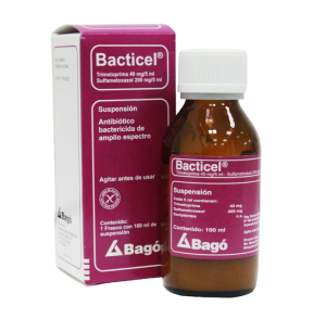 BACTICEL  40MG/200 MG SUSP. X 100 ML