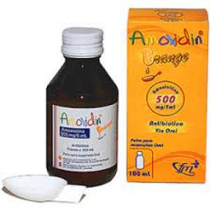 AMOXIDIN ORANGE 500 MG X 100 ML