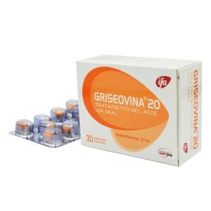 GRISEOVINA 20  MG  X  CAPSULA BLANDA