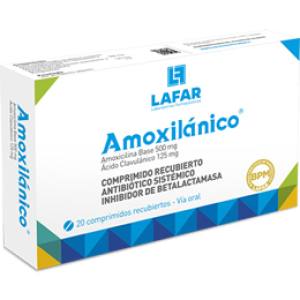 AMOXILANICO 500MG/125MG X COMPRIMIDOS