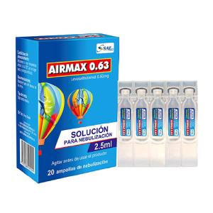 AIRMAX 0.63  AMPOLLAS DE NEBULIZACION