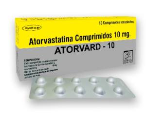 ATORVARD 10 MG X COMP. RECUB.