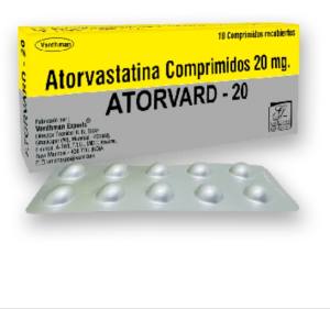 ATORVARD 20 MG X COMP. RECUB.