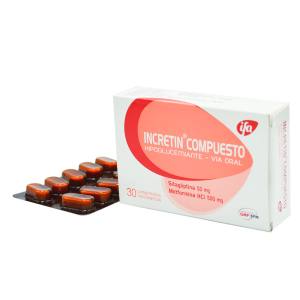 INCRETIN COMPUESTO 50MG/500MG X COMPRIMIDO