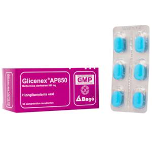 GLICENEX AP 850 MG X COMP. RECUBIERTO
