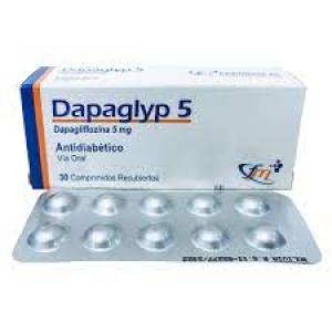 DAPAGLYP 5 MG X COMP. RECUB.