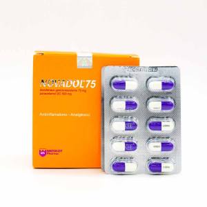 NOVADOL 75 MG/500 MG X CAPSULA