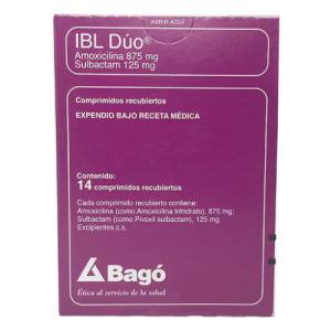 IBL DUO 875 MG/125 MG X COMPRIMIDO