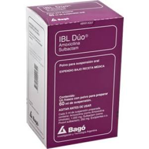 IBL DÚO 1000MG/250MG SUSP. X 60 ML