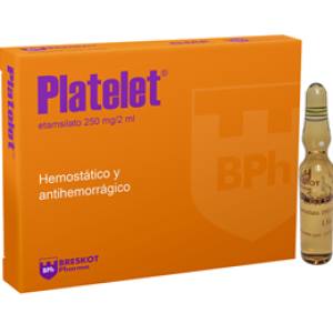 PLATELET 250 MG X AMPOLLA