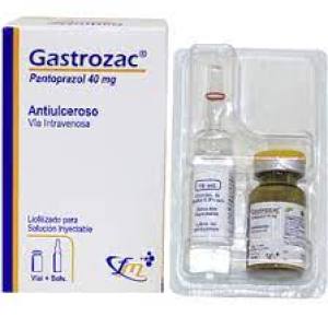 GASTROZAC 40 MG  X VIAL + SOLV.