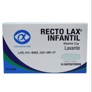 RECTO LAX INFANTIL X SUPOSITORIO