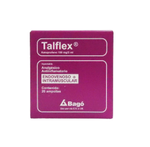 TALFLEX 100 MG IM/IV X AMPOLLA  X 2 ML