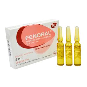 FENORAL 100 MG X AMPOLLA