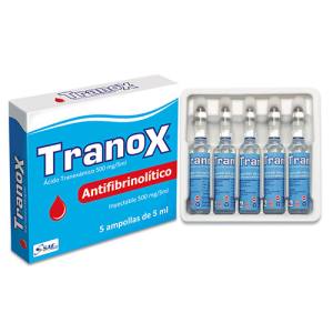 TRANOX INYECTABLE 500MG/5ML  AMP.