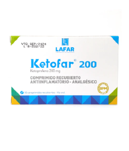 KETOFAR 200 MG X COMP. RECUBIERTO