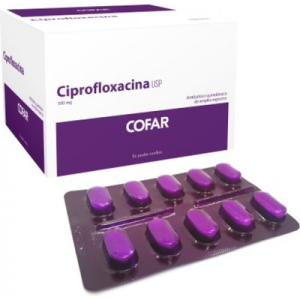 CIPROFLOXACINA 500 MG X TABLETA