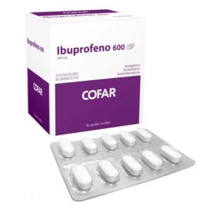 IBUPROFENO 600 USP X COMPRIMIDO
