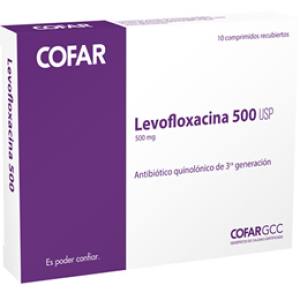 LEVOFLOXACINA 500MG USP X COMPRIMIDO