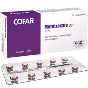 METOTREXATO USP X COMPRIMIDO
