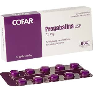 PREGABALINA 75MG USP X COMPRIMIDO - COFAR
