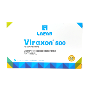 VIRAXON 800 MG X COMP. RECUBIERTO