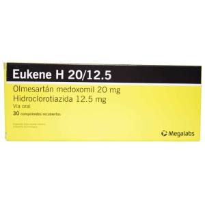EUKENE H 20/12.5 MG COMP. RECUBIERTOS