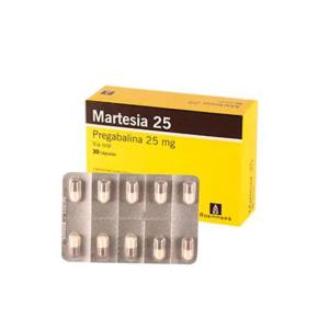 MARTESIA 25 MG CAPSULAS