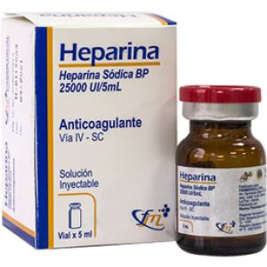 HEPARINA SODICA 5000 UI/ML VIAL FARMEDICAL