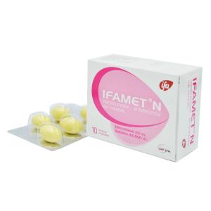 IFAMET N 500 MG /100.000 U.I. X OVULO IFA