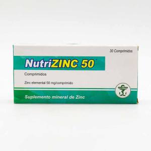 NUTRIZINC COMPRIMIDOS 50 MG