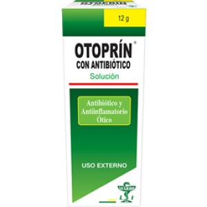 OTOPRIN CON ANTIBIOTICO GTS OTICAS. X  FCO 12 G