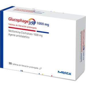 GLUCOPHAGE XR 1000 X TAB. LIB. PROL.