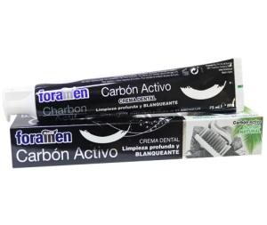 FORAMEN CREMA DENTAL CHARCOAL X  75 GR.