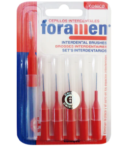 INTERDENTAL CONICO X 6 UNID