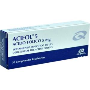 ACIFOL 5 MG. X COMP. REC.