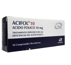 ACIFOL 10 MG X COMPRIMIDO
