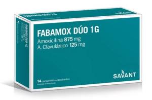 FABAMOX DUO 1GR X COMP. REC.