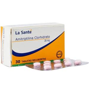 AMITRIPTILINA CLORHIDRATO 25 MG - LA SANTÉ
