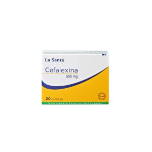 CEFALEXINA 500 MG X CAP. - LA SANTÉ