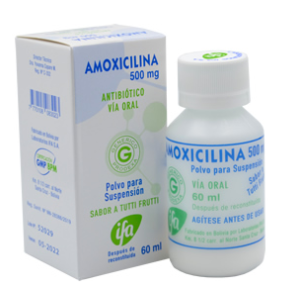 AMOXICILINA 500 MG  SUSPENSION PRODEXA X 100 ML
