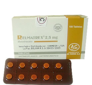 REUMATREX 2.5 MG X COMPRIMIDO