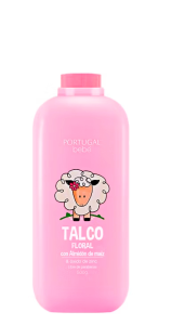 TALCO FLORAL BEBES X 250 GR. ROSA - PORTUGAL