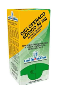 DICLOFENACO 50 MG X COMP - HAHNEMANN