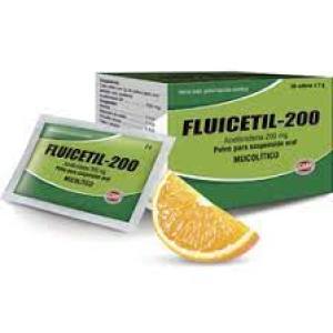 FLUICETIL 200 MG SOBRE