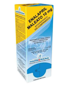 ENALAPRIL MALEATO 10 MG X COMP. - HAHNEMANN
