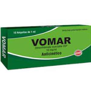 VOMAR 50  MG AMPOLLA X 1 ML