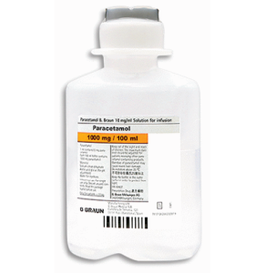 PARACETAMOL 10 MG/ML INF X 100 ML