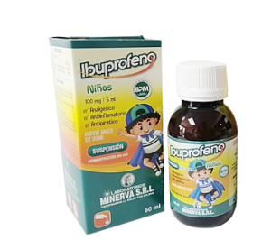 IBUPROFENO 100 MG MINERVA X FRASCO 60 ML