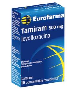 TAMIRAM/LEVOFLOXACINA 500 MG X COMPRIMIDO